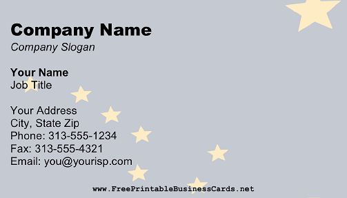 Flag of Alaska business card