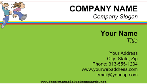 Bounce House Rental business card