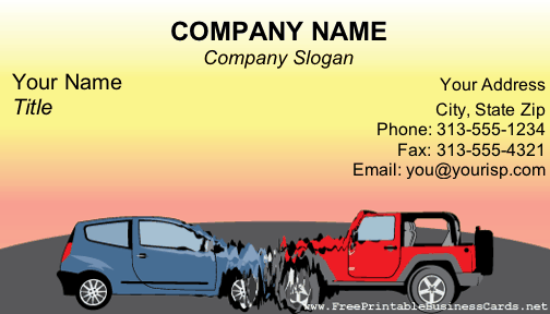 Car Repair business card