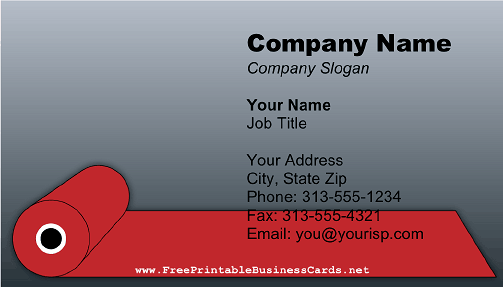 Red Carpet 2 business card