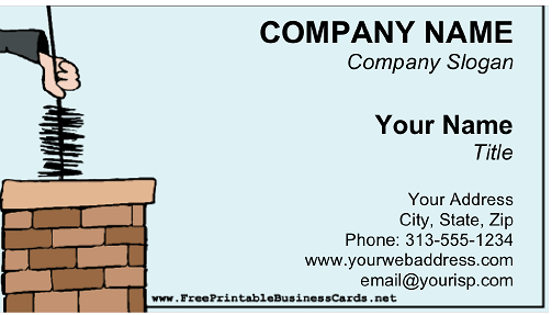 Chimney Sweep business card