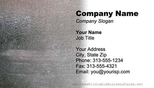 Concrete Texture business card