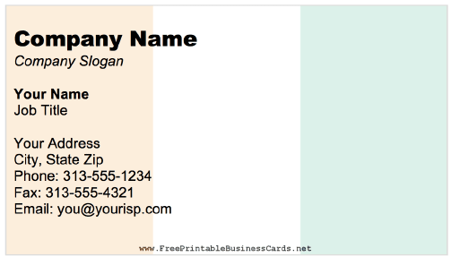 Cote dIvoire business card