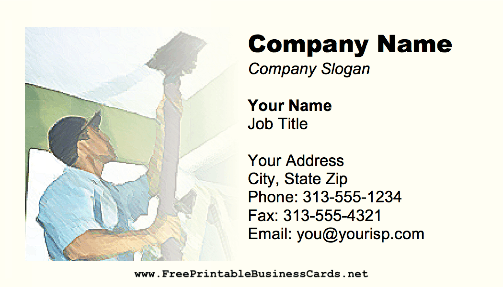 Duct Cleaning business card