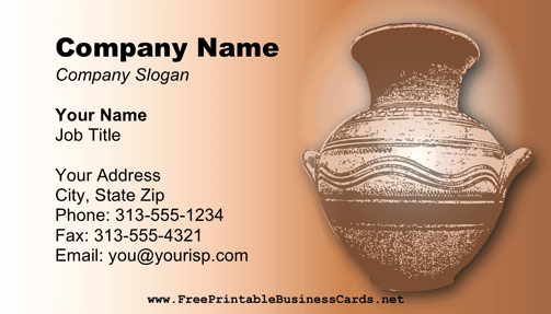 Handmade business card