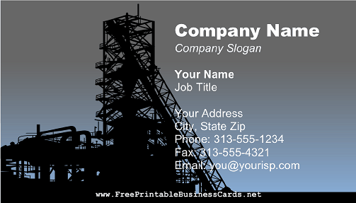 Industrial business card