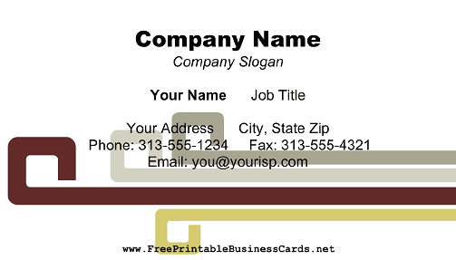 Modern Burgundy Gray business card