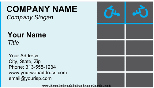 Parking Lot business card