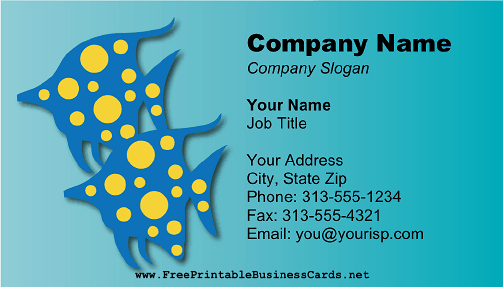 Angelfish business card