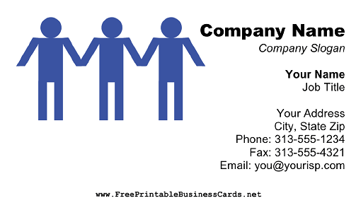 Social Worker business card