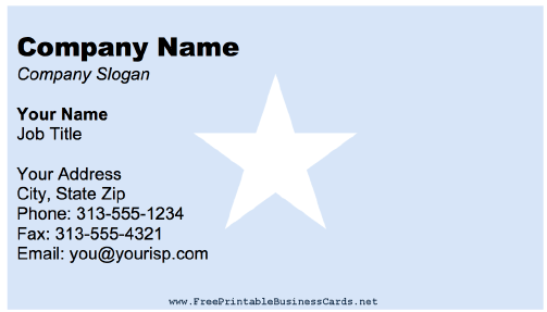 Somalia business card