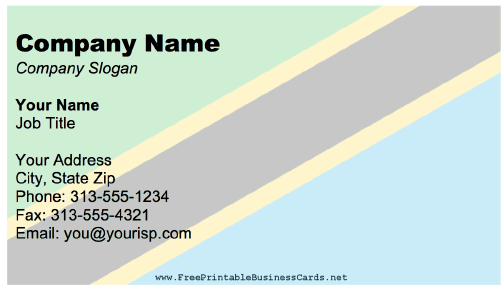 Tanzania business card