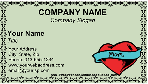 Tattoo Artist business card