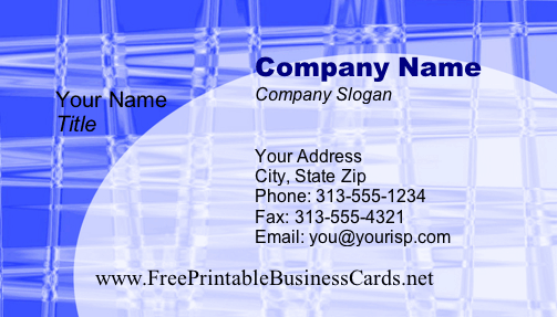 Business #5 business card