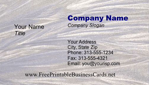 Texture #11 business card