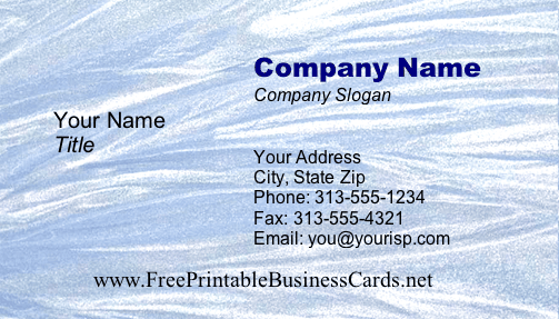 Texture #11a business card