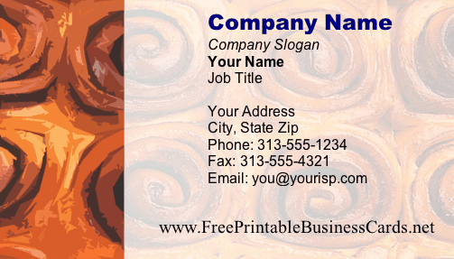 Texture #4 business card