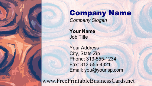 Texture #4a business card