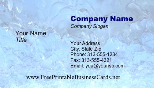 Texture #9a business card