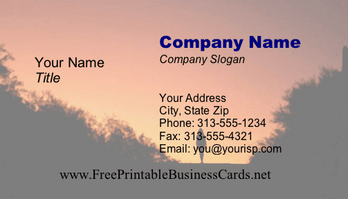 Walk business card