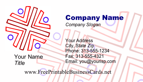 Wheel business card