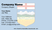 Alberta Flag business card