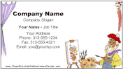 Artist Painter business card