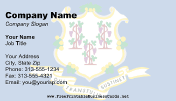 Connecticut Flag business card