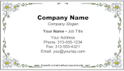 Daisy Chain business card