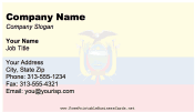 Ecuador business card