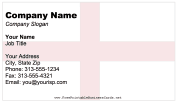 England business card