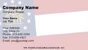 Flag of Georgia business card