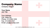 Georgia business card