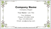 Grapevine business card