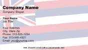 Flag of Hawaii business card