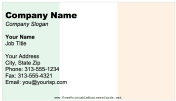 Ireland business card