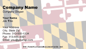 Flag of Maryland business card