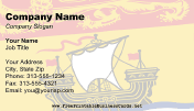 Flag of New Brunswick business card