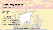 New Brunswick Flag business card