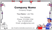 Plumber Services business card