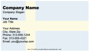 Sweden business card