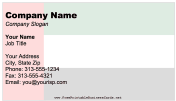 United Arab Emirates business card