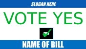 Vote Yes Sign